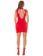 Sexy KouCla Neck Mini dress Sling Dekolleté