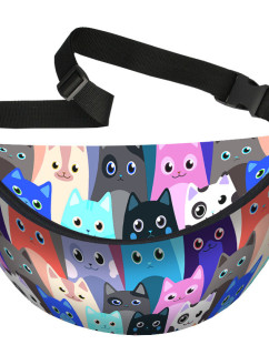 Bertoni Velká brašna do pasu Meow Multicolour