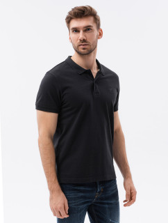 Ombre Polo trička S1374 Black