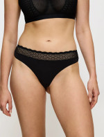 Dámská tanga Feel of Modal String - BLACK - černé 0004 - TRIUMPH