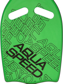 Plavecké desky AQUA SPEED WAVE Kickboard 38 Green/Black