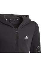 Mikina s kapucí adidas Essentials Logo Full-Zip Hoodie Jr GN4050