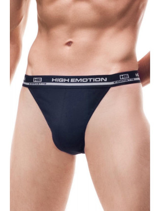 Pánská tanga High emotion dark blue - CORNETTE