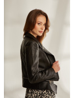 Monnari Bundy Black Imitation Leather Biker Jacket Black