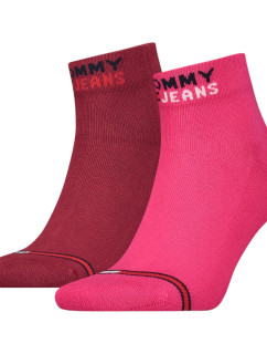 Tommy Hilfiger Jeans 2Pack Socks 701218956011 Pink/Burgundy