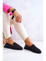 Dámské módní espadrilky Polka Dots Big Star - černé