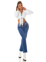 Sexy použitý vzhled Highwaist Jeans