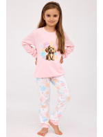 Dívčí pyžamo Cornette Kids Girl 594/179 Star dł/r 86-128