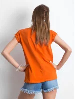 Tričko RV TS 4839.55P tmavě oranžová
