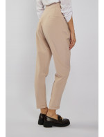 Monnari Kalhoty s vysokým pasem Cigarillo Pants Beige