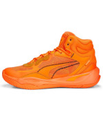 Pánské sportovní boty Playmaker Pro Mid Laser M 378327 01 Neon oranžová - Puma