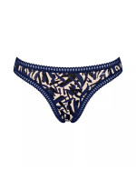 Dámské kalhotky GO Crush String C3P - BLUE - modré M008 - SLOGGI