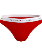 Dámské kalhotky CURVE TOMMY ICONS LOGO WAISTBAND BRIEFS UW0UW04018XLG červená - Tommy Hilfiger