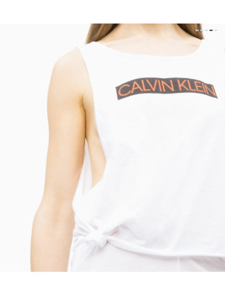 Dámský Tank Top KW0KW00698 bílá - Calvin Klein