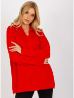 Dámský svetr LC SW 2261 .00P červená - FPrice