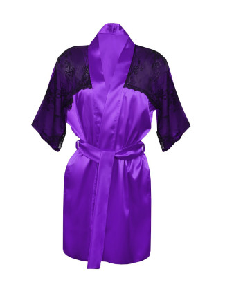 DKaren Housecoat Barbara Violet