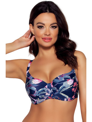 Ava SK-173 MAXI kolor:navy flowers