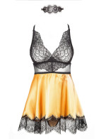 Dámská erotická košilka Eve chemise gold - BEAUTY NIGHT FASHION