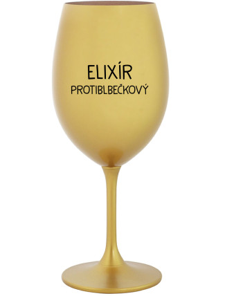 ELIXÍR PROTIBLBEČKOVÝ - zlatý pohár na víno 350 ml