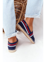 Espadrilles On A Braided Sole Big Star HH274483 Navy Blue