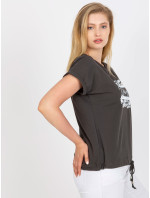 Tričko RV TS 7657.68P tmavá khaki