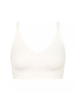 Dámská podprsenka ZERO Feel Bliss Bralette - WHITE - bílá 00GZ - SLOGGI