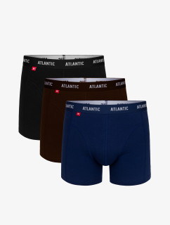 Pánské boxerky ATLANTIC 3Pack - vícebarevné