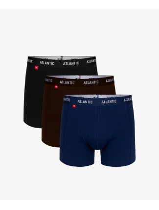 Pánské boxerky ATLANTIC 3Pack - vícebarevné