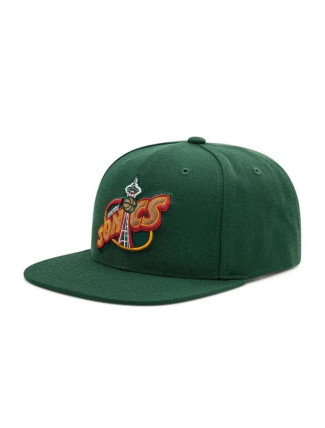 Mitchell & Ness NBA Team Ground 2.0 Snapback Kšiltovka HWC Seattle Supersonic HHSS3258-SSUYYPPPGREN