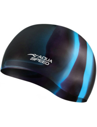 AQUA SPEED Plavecká čepice Bunt Black/Blue