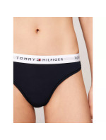 Dámská tanga THONG UW0UW03835 DW5 tm. modré - Tommy Hilfiger