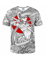 Aloha From Deer Lady Samurai T-Shirt TSH AFD931 White