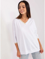 Bílá oversize halenka RUE PARIS