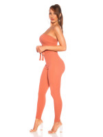 Sexy kombinéza Bandeau Ripp Jumpsuit