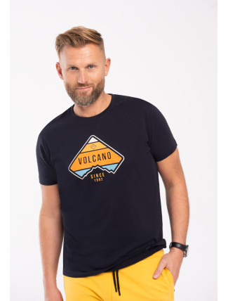 Tričko Volcano T-Volcano Navy Blue