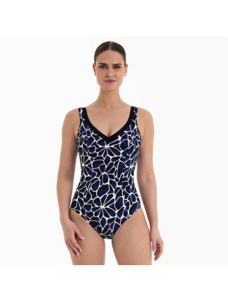 Style Gabriella jednodílné plavky 7488 schwarz/pool blue - Anita Classix