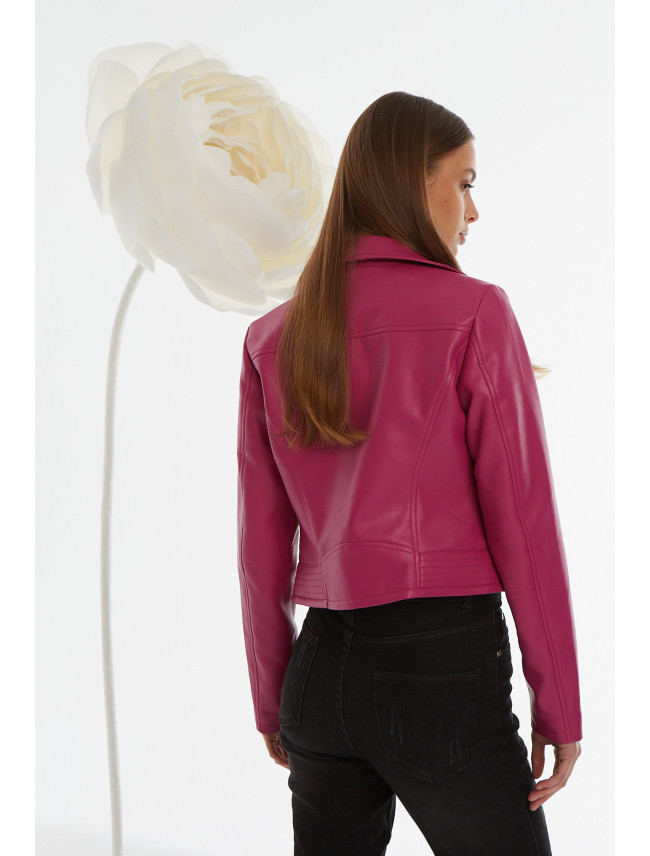 Monnari Bundy Pink Classic Biker Jacket Multicolor