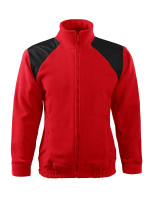 Jacket Hi-Q fleece unisex červená