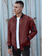 Pánská bunda bomber jacket bordová Dstreet TX4931