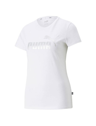 Puma ESS+ Metallic Logo Tee W 848303 02 tričko