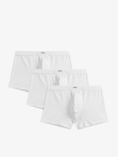 Pánské boxerky ATLANTIC 3Pack - bílé