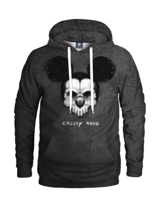 Aloha From Deer Creepy Mouse Hoodie H-K AFD1100 Grey