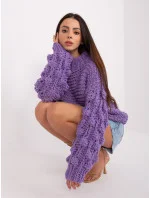 Jumper AT SW 2382.97P fialová