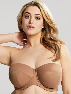 Podprsenka balkonetka Dana Strapless caramel 9670 - Sculptresse