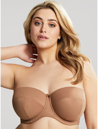 Podprsenka balkonetka Dana Strapless caramel 9670 - Sculptresse