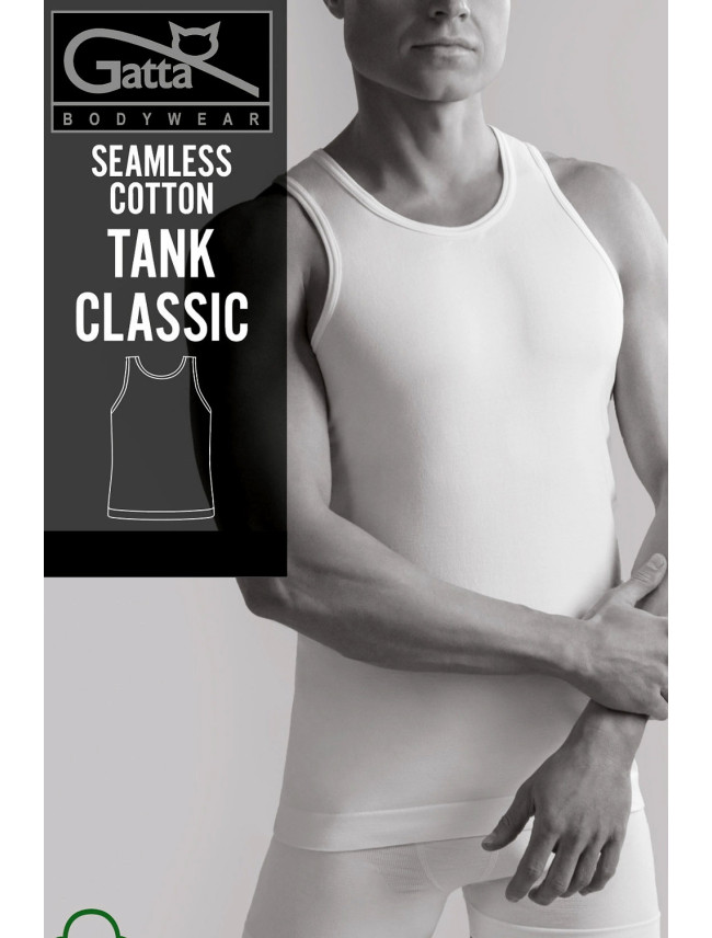 Pánský nátělník Tank classic 2407s white - GATTA