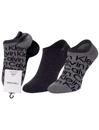 Ponožky Calvin Klein 2Pack 701218714004 Grey/Ash