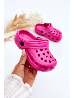 Dětská pěna Crocs Slides Růžové Percy