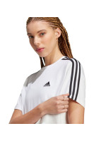 Adidas Essentials Tričko s třemi pruhy Crop Top W HR4915