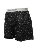 Pánské trenýrky 110991 4R576 35221 černé s potiskem - Emporio Armani